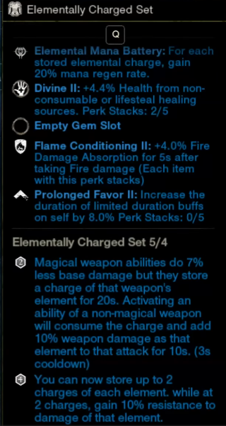 new world aeternum elementally charged set